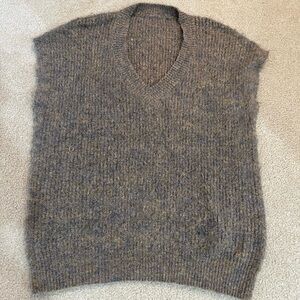 Women’s vintage design Gray Sweater Vest
